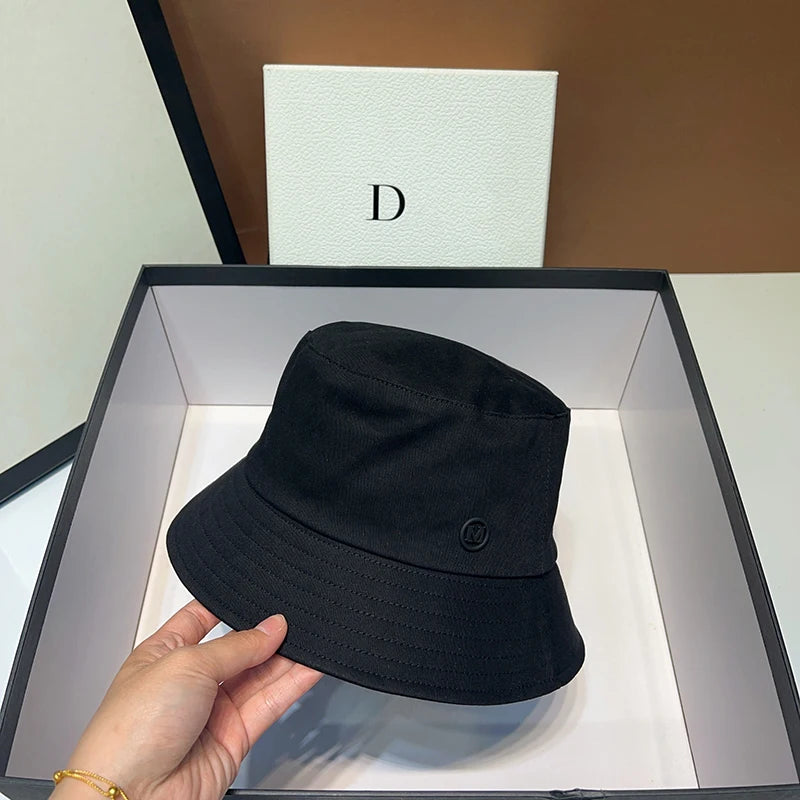 Japanese Luxury Letter M Sun Bucket Hat