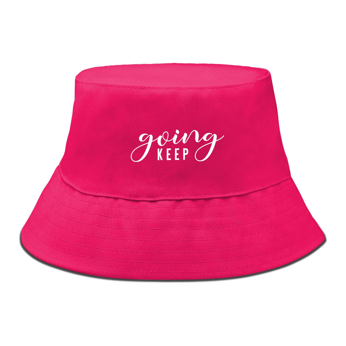 Keep Going Print Bucket Hat