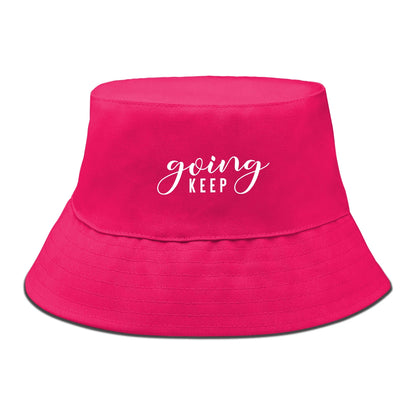 Keep Going Print Bucket Hat