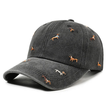 Vintage Washed Australian Wool Distressed Duckbill Baseball Cap