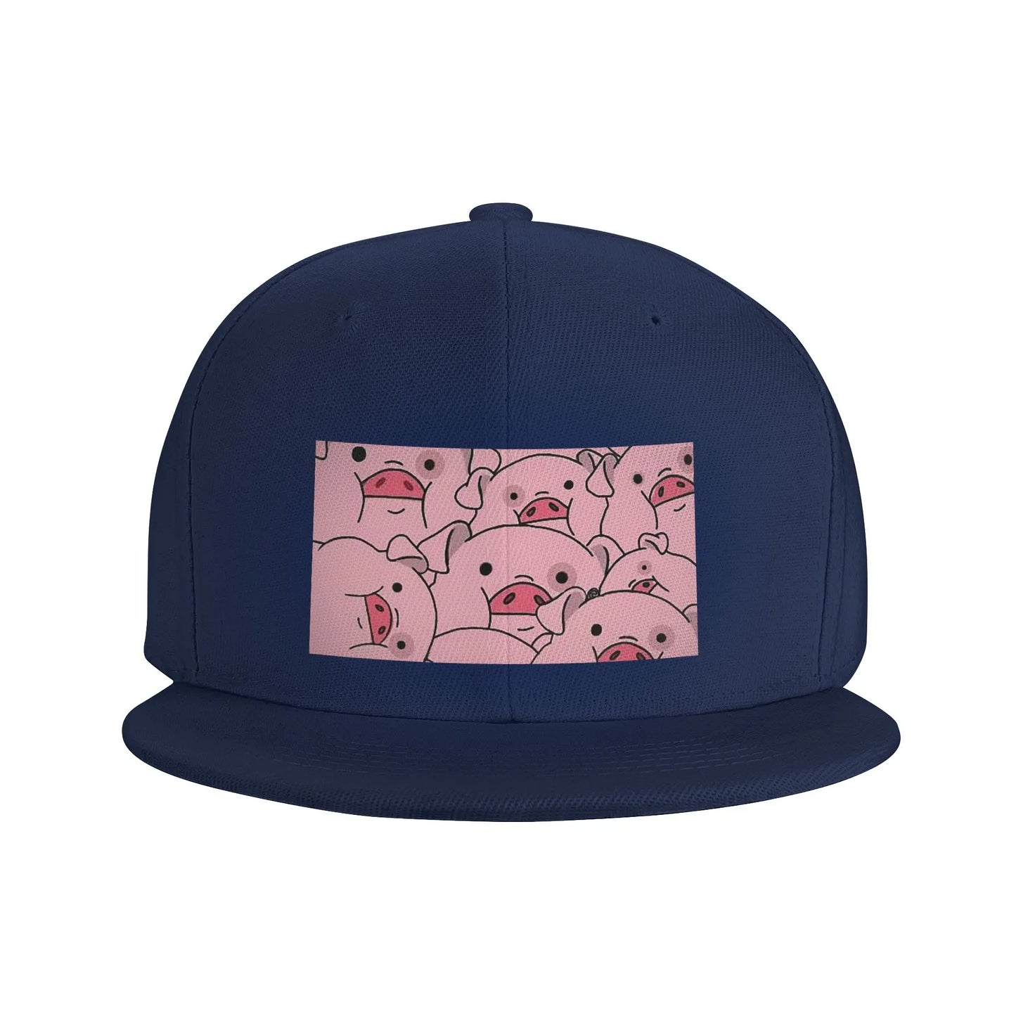 Cute Cartoon Pig Waddles Snapback Cap