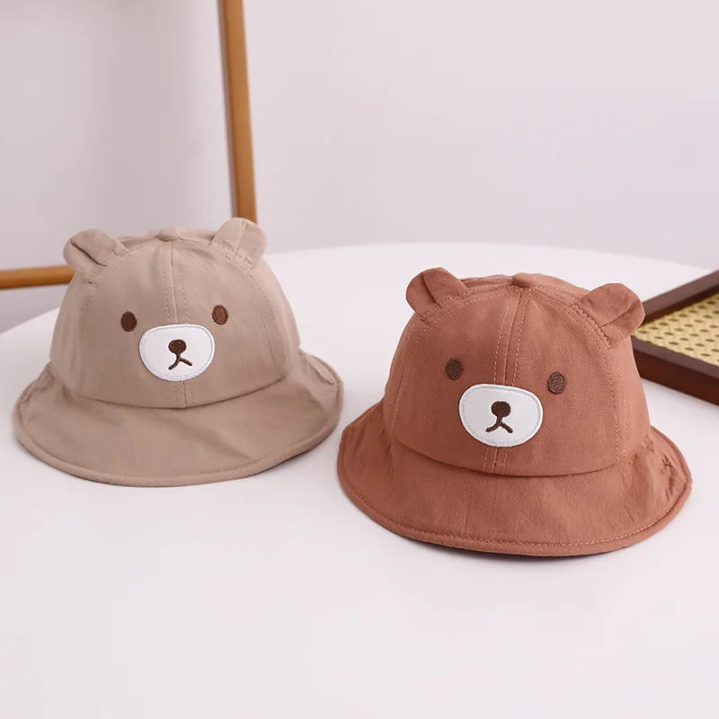Cute Bear Baby Sunshade Bucket Hat