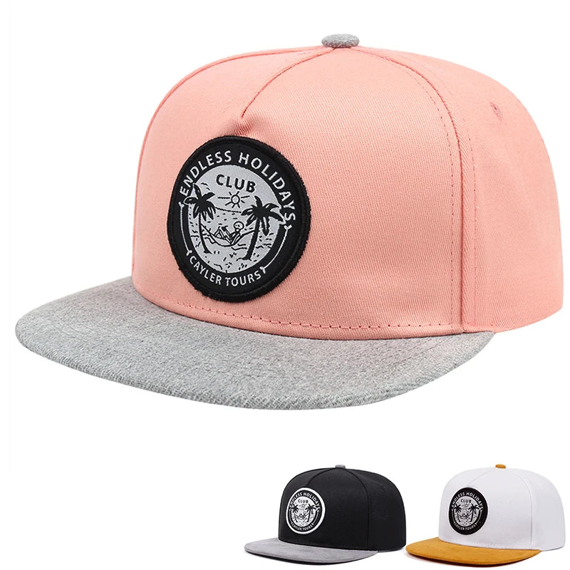 Coconut Tree Beach Party Snapback Cap
