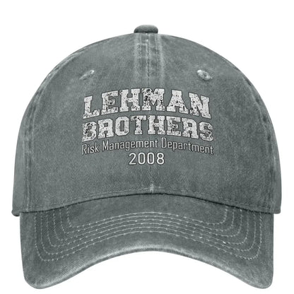Lehman Brothers Risk Management 2008 Baseball Cap