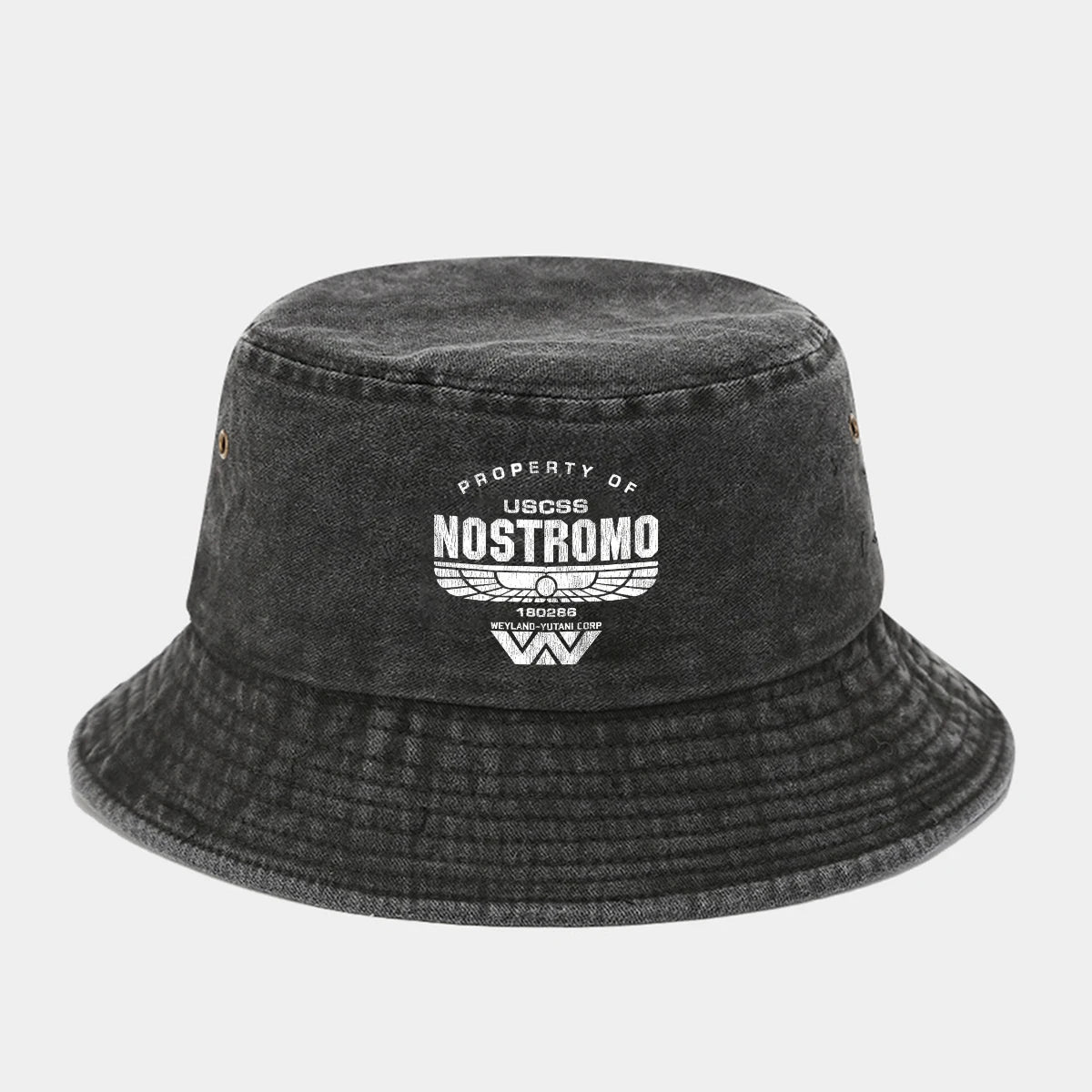 Nostromo Printed Washed Retro Sunshade Fisherman Hat