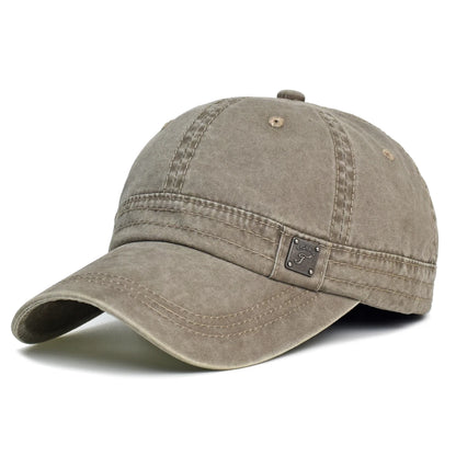 Washed Cotton Vintage Adjustable Baseball Cap