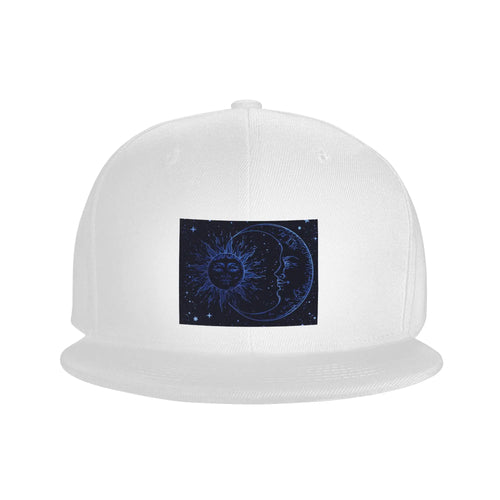 Celestial Mystic Sun Moon Snapback Cap