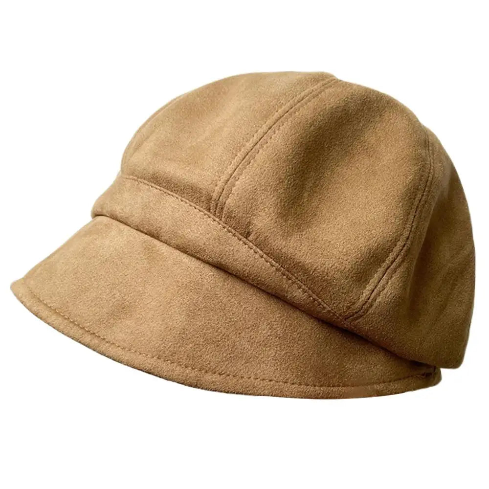 Suede Pile Warm Windproof Bucket Hat