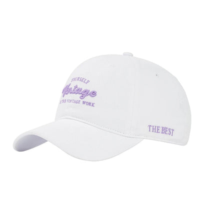 RICYGVM Letter Embroidery Cotton Baseball Cap