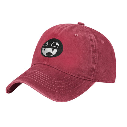Domo Kun Distressed Washed Meme Baseball Cap