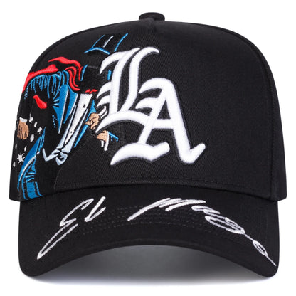 Unisex Gothic LA Magician Embroidery Casual Baseball Cap