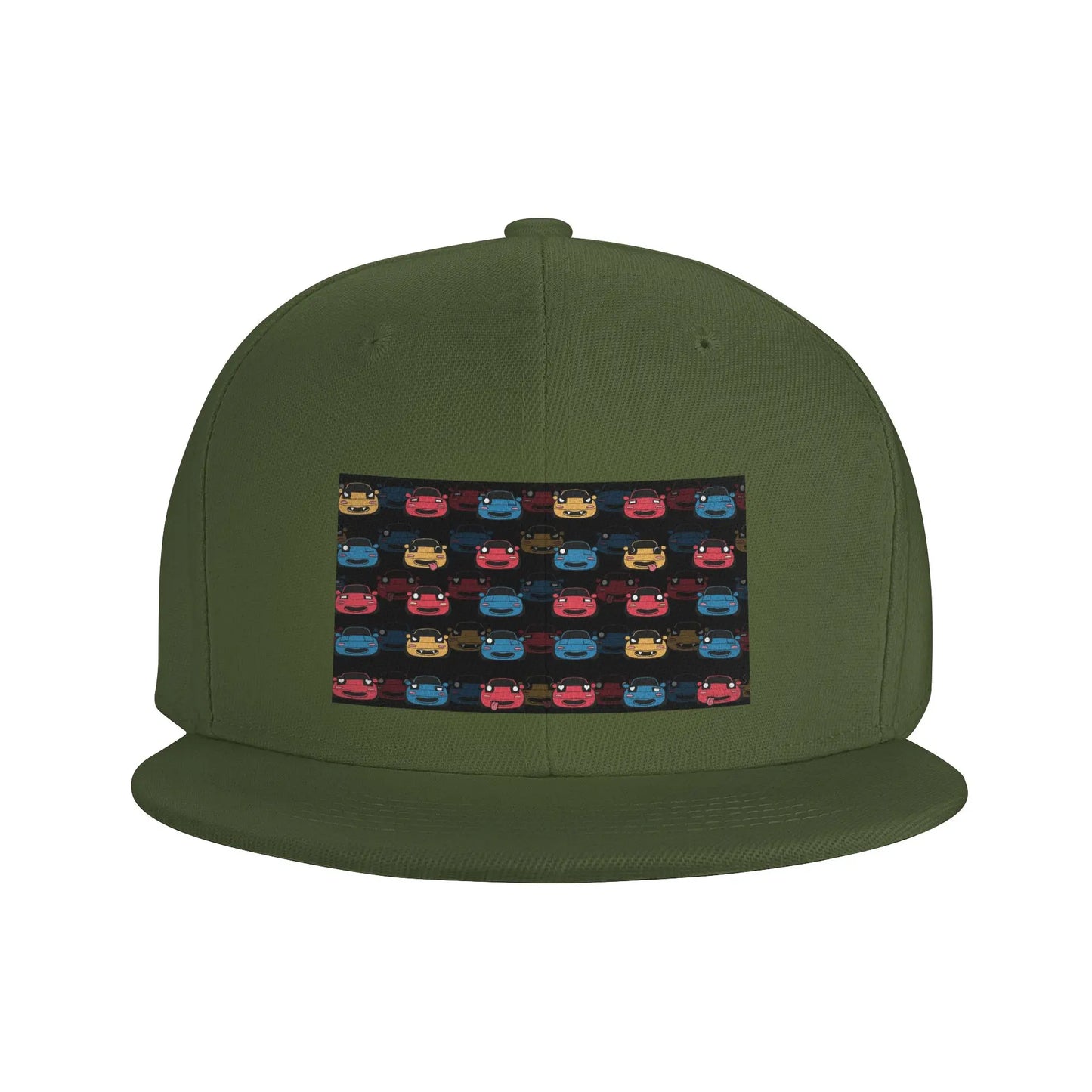 Cute Miata Face Casual Outdoor Snapback Cap