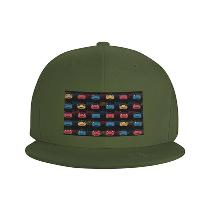 Cute Miata Face Casual Outdoor Snapback Cap