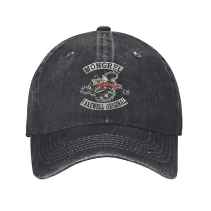 Mongrels Motorcycle Club Washed Trucker Baseball Cap