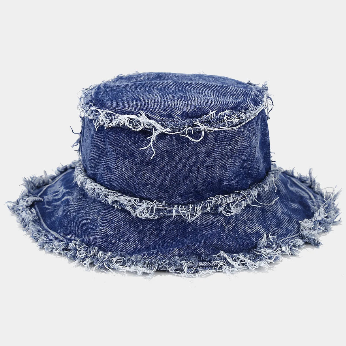 Vintage Washed Denim Bucket Hat