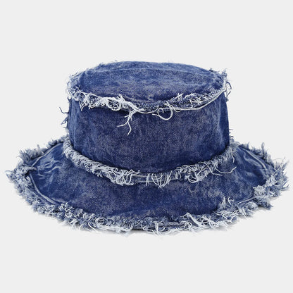 Vintage Washed Denim Bucket Hat