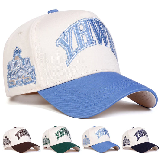 Unisex YHWH Letter Embroidery Baseball Caps