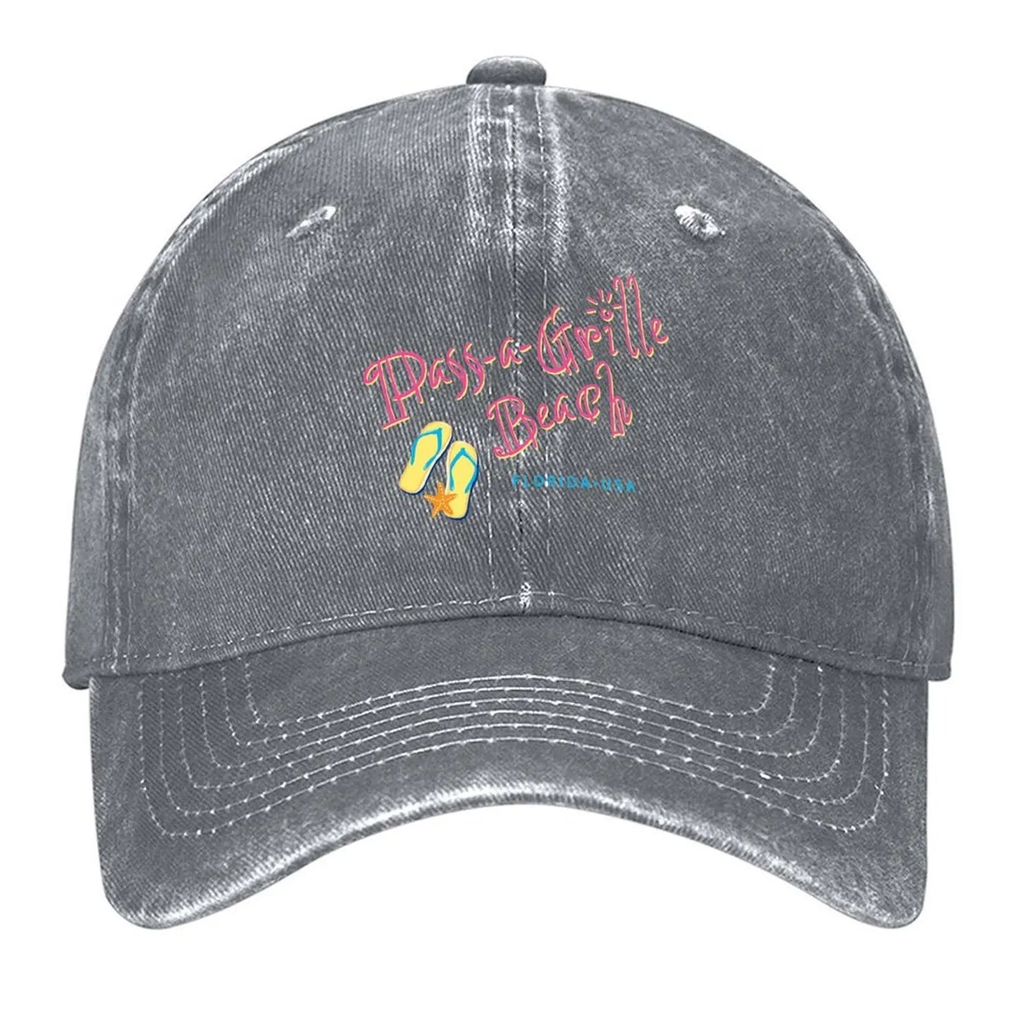 Pass A Grille Beach Florida Visor Baseball Cap
