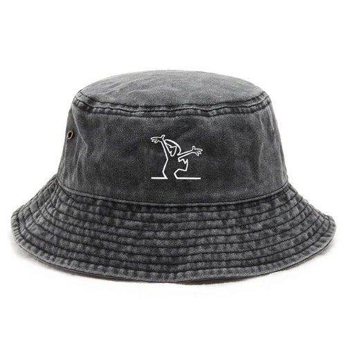 Vintage Washed Cotton Streetwear Bucket Hat