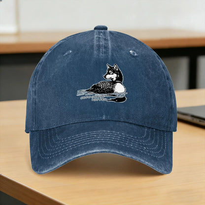 Summer Printed Sun Visor Washed Trucker Cap