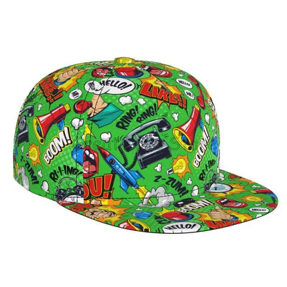 Colorful Graffiti Art Print Snapback Baseball Cap