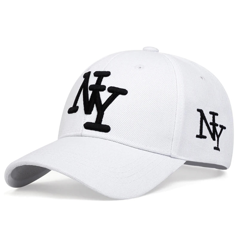Unisex NY Letter Embroidery Baseball Caps