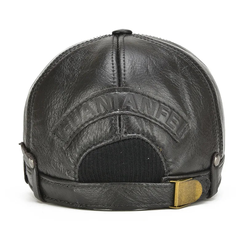 Northwood Leather Hip Hop Snapback Cap