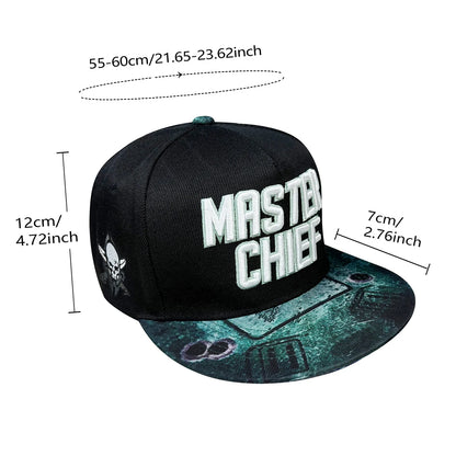 Trendy Hip-Hop Style Skull Embroidered Letter Print Baseball Cap