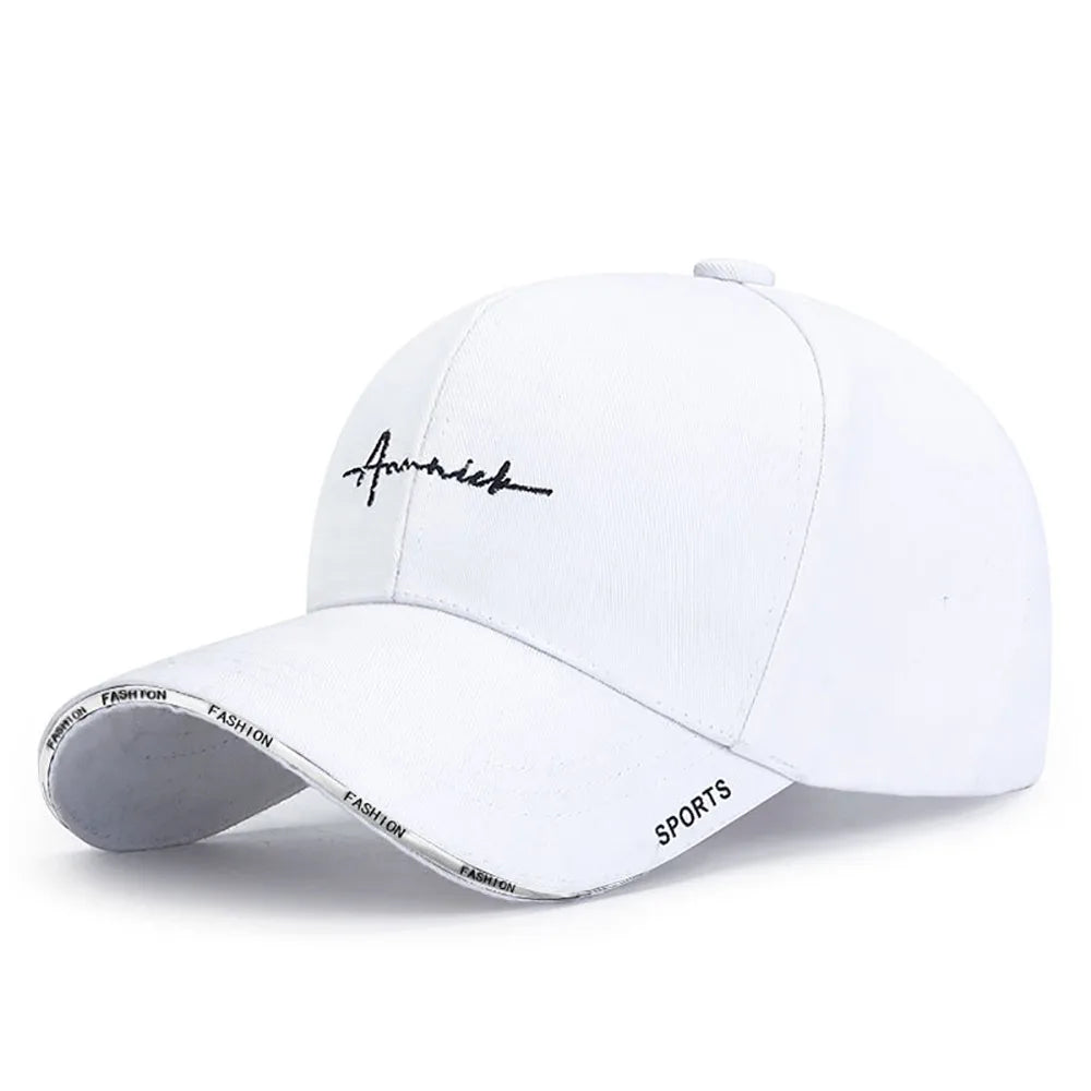 Summer Sunscreen Adjustable Cotton Solid Color Baseball Cap