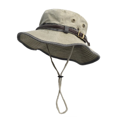 Spring Cotton Solid Bucket Hat