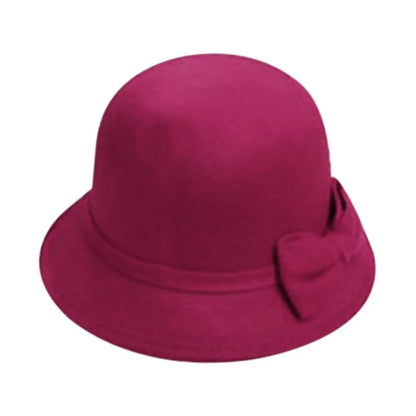 Vintage Wool Felt Cloche Bucket Hat