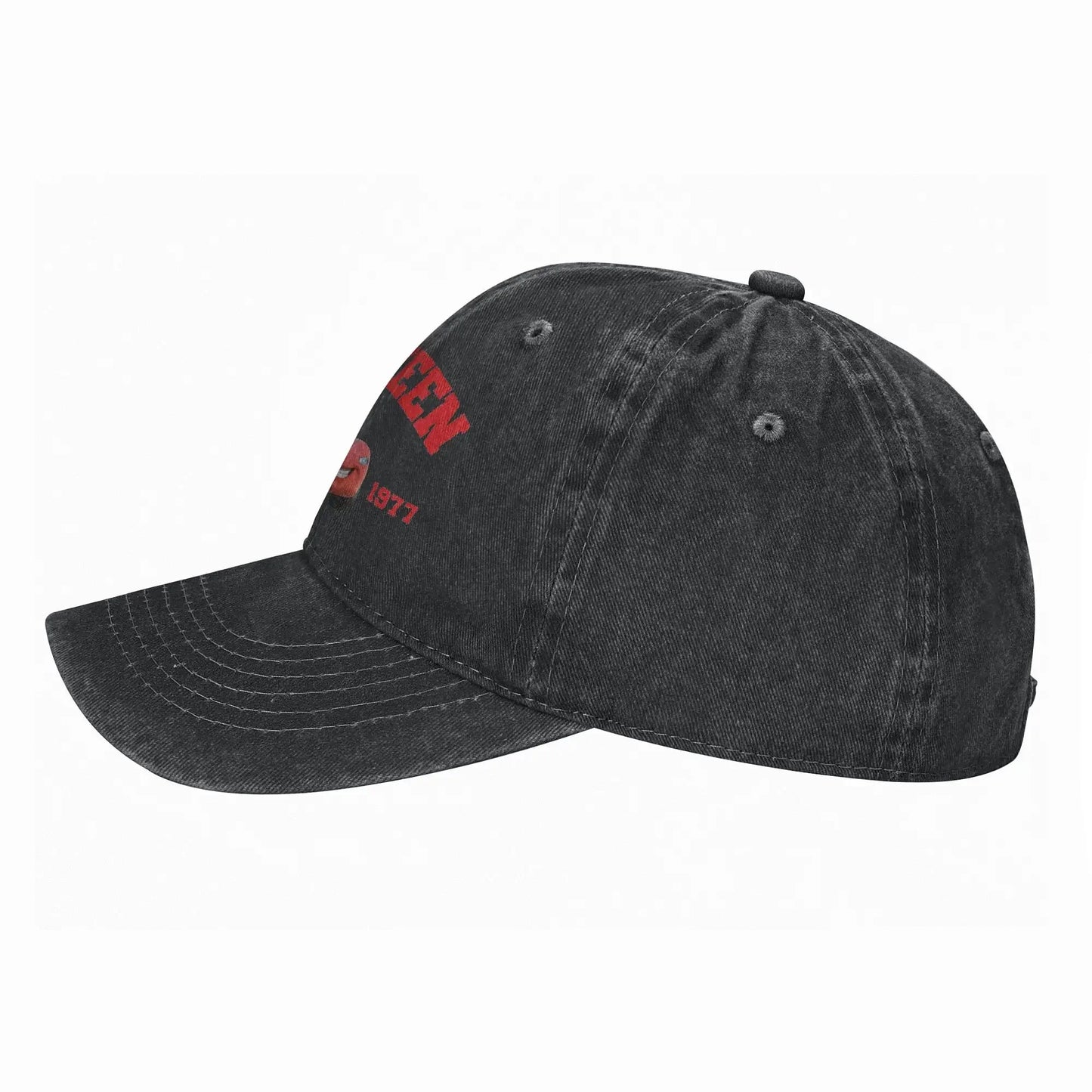 Lightning McQueen Cars Red Washed Trucker Baseball Cap