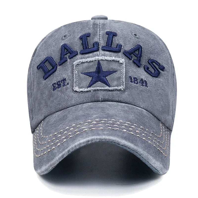 Dallas 3D Embroidered Unisex Snapback Cap