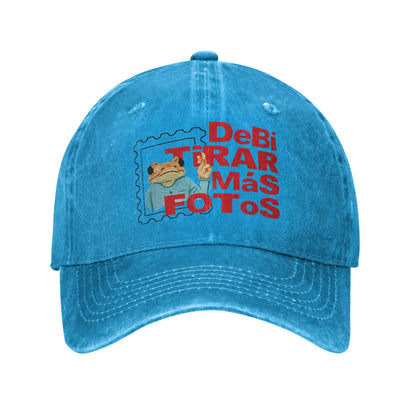 Bad Bunny Retro Hip Hop Breathable Adjustable Baseball Cap