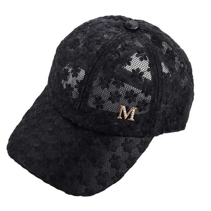 Korean Lace Flower Mesh Baseball Cap