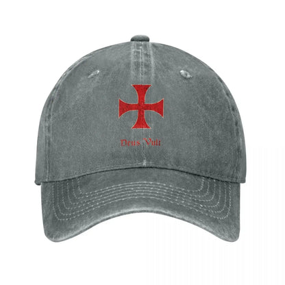Templar Deus Vult Luxury Baseball Cap