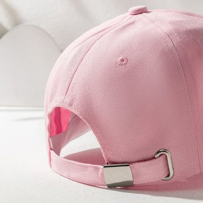 Korean Love Embroidered Sun Visor Baseball Cap