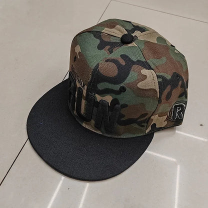 Letter Embroidery Hip Hop Snapback Baseball Cap