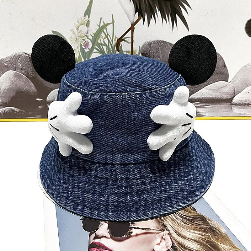 Creative Cartoon Face Covering Bucket Hat
