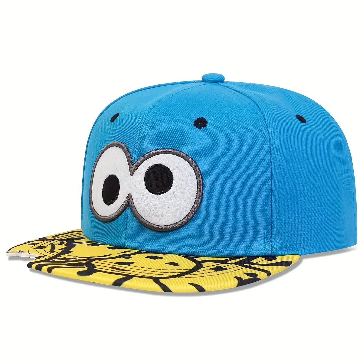 Cartoon Big Eyes Cookie Bite Snapback Cap