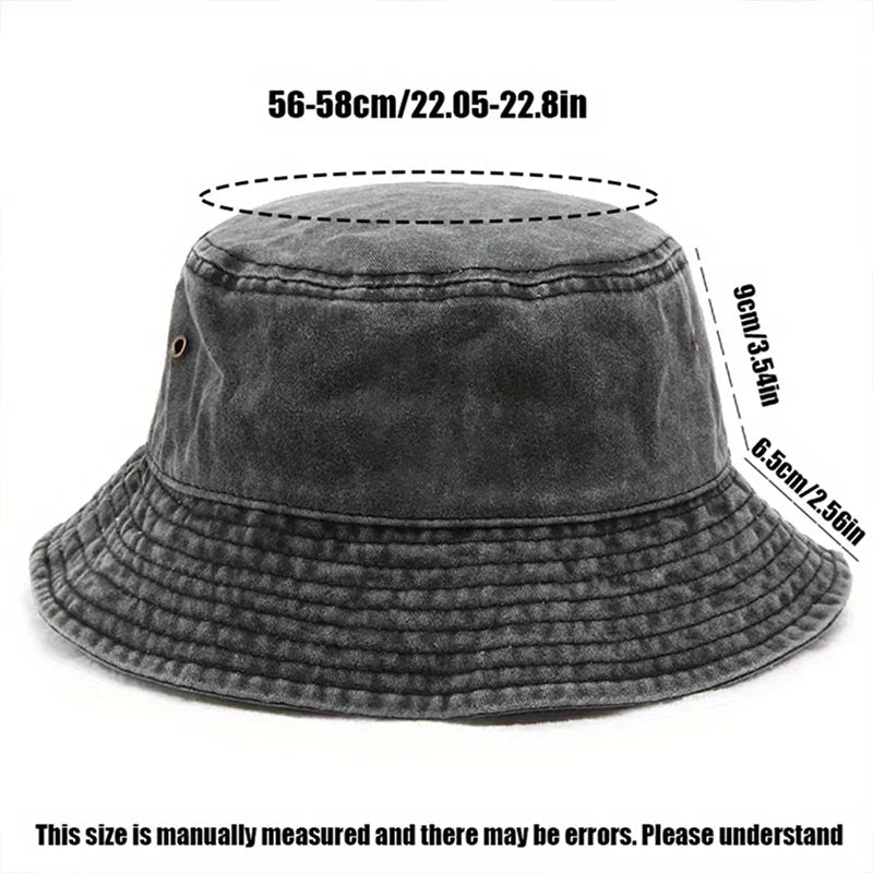 Customize Snow Peak Cotton Washed Outdoor Hiking Adventure Bucket Hat