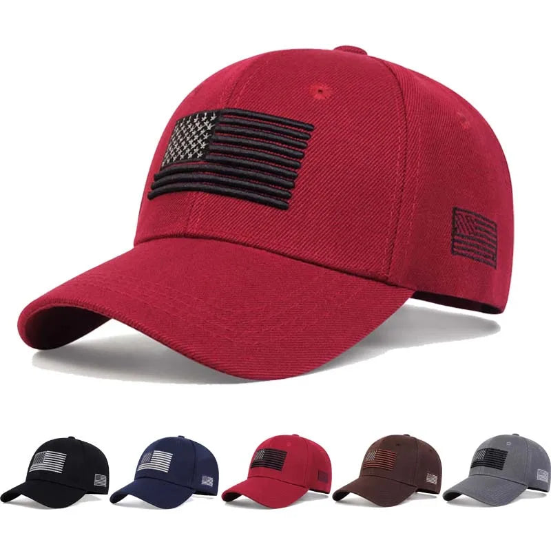 American Flag Snapback Baseball Hat