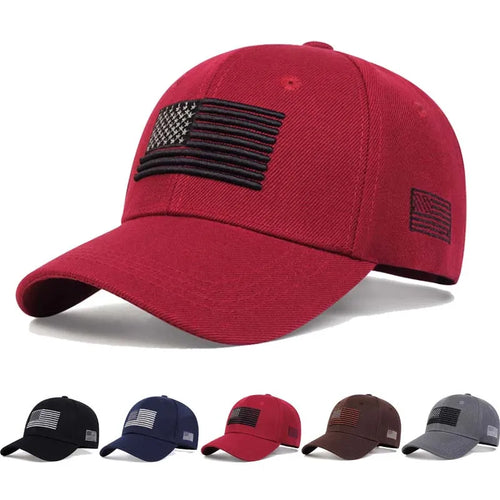 American Flag Snapback Baseball Hat