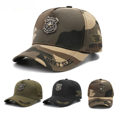 Metallic Camo Star Baseball Cap