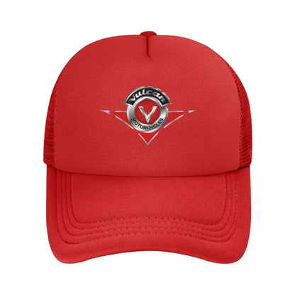 Vulcan Motorcycle Modern Mesh Snapback Baseball Cap