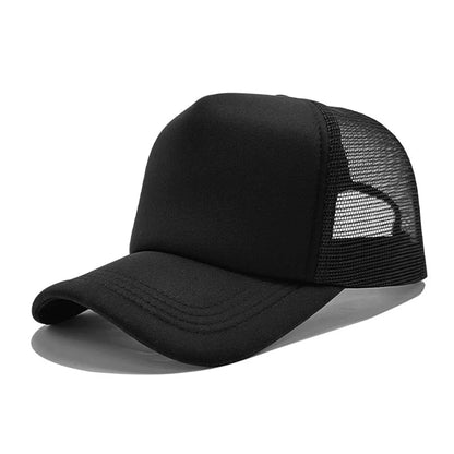 Plain Mesh Adjustable Trucker Hip Hop Baseball Hat
