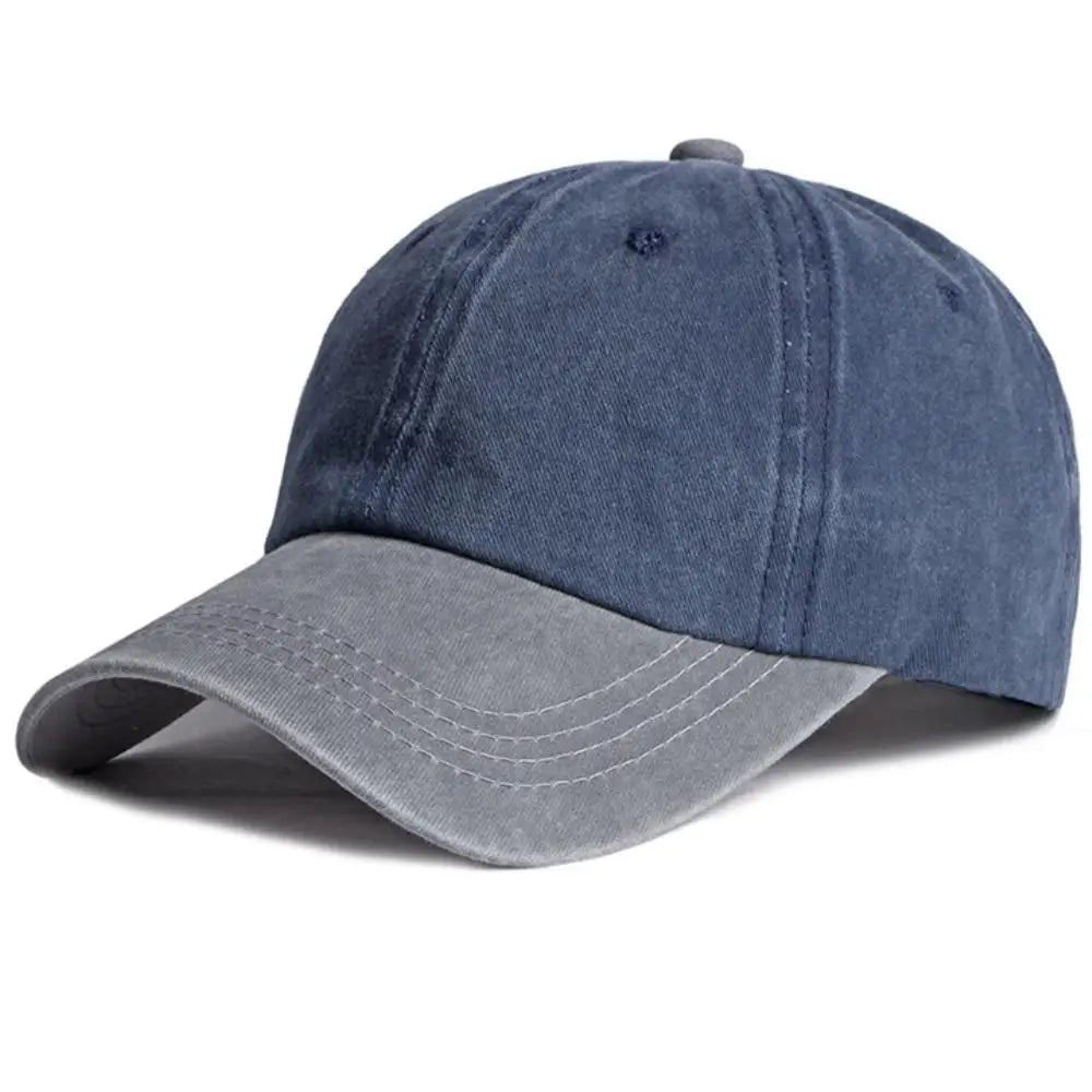 Classic Patchwork Cotton Snapback Baseball Cap