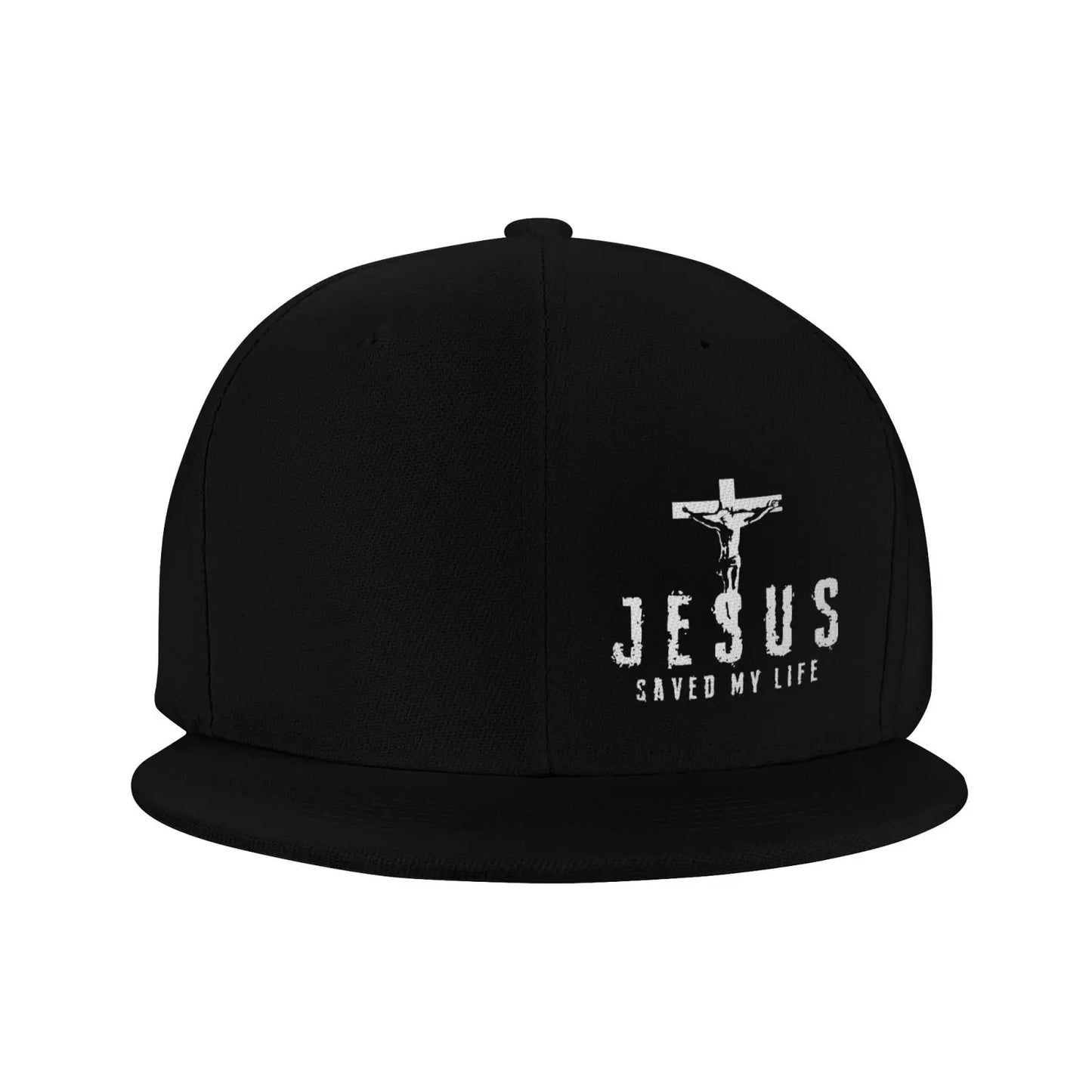 Jesus Saved My Life Cross Snapback Cap