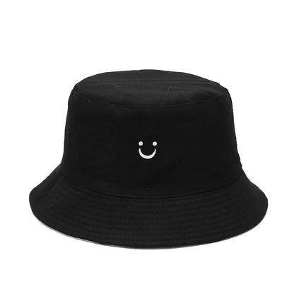 Unisex Double-Sided Smile Face Fisherman Hat