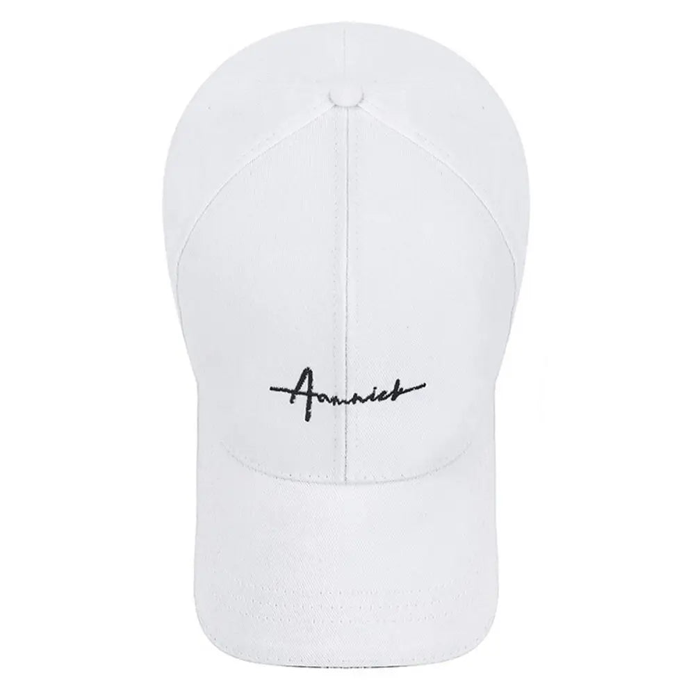 Summer Sunscreen Adjustable Cotton Solid Color Baseball Cap